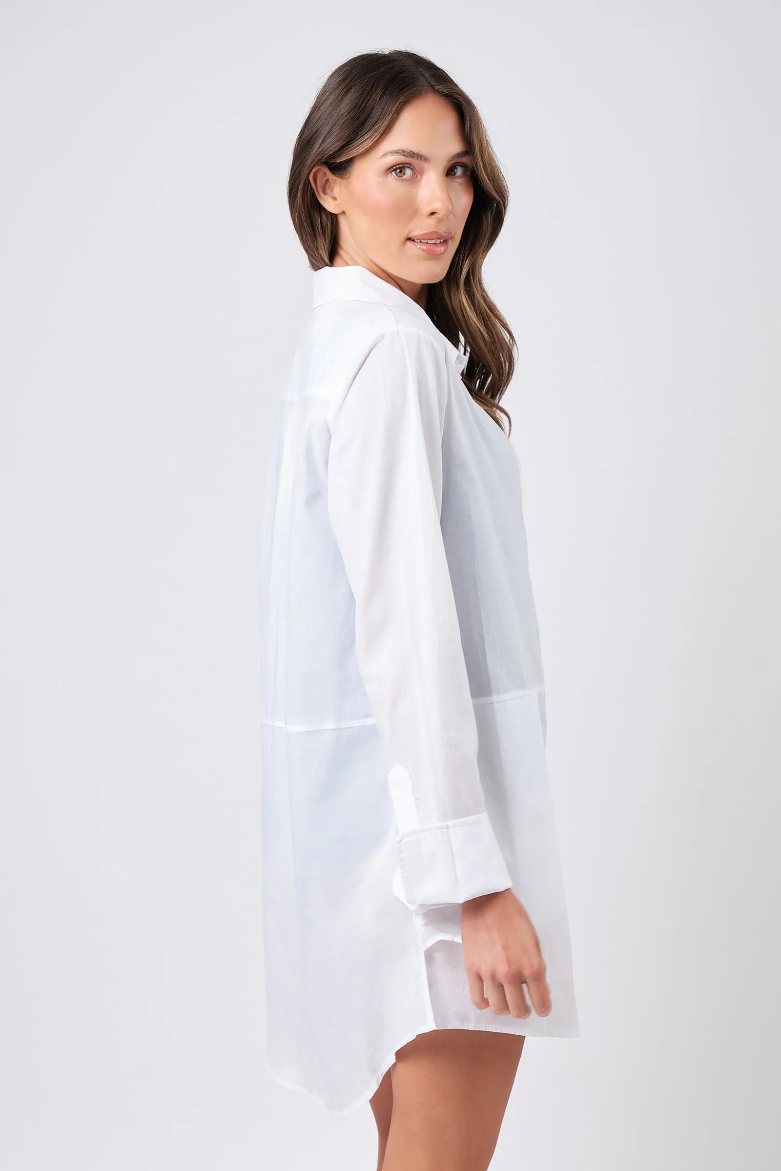 Beach Shirt Dress WHITE sold by UNE PIECE product image thumbnail 2