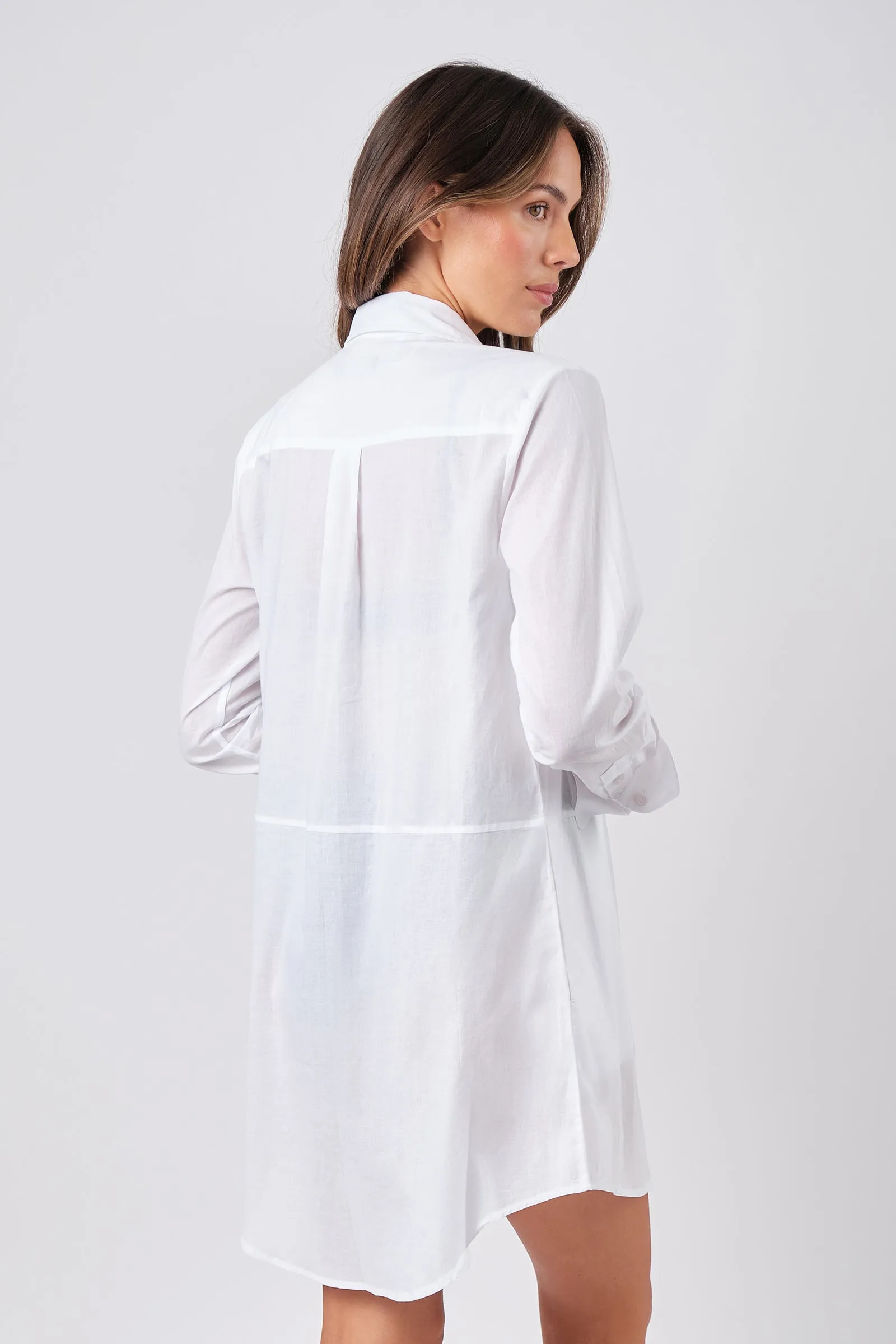 Beach Shirt Dress WHITE sold by UNE PIECE product image thumbnail 4