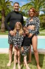 Original Girls Rashie DAISY SILHOUETTE BLACK sold by UNE PIECE