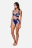 Original Bustier Balconette Bikini Bralette PALM SILHOUETTE NAVY sold by UNE PIECE
