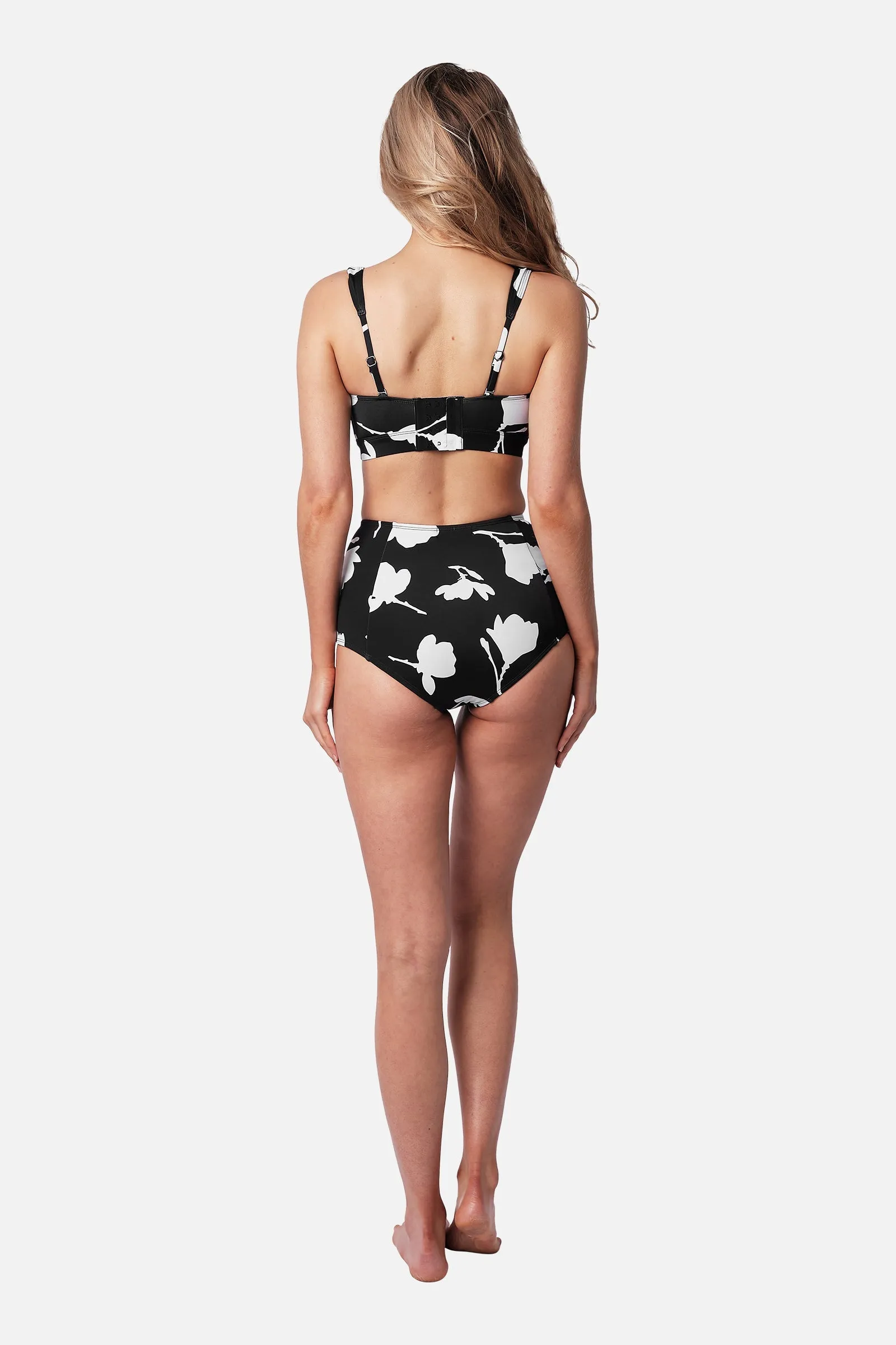 Original Bustier Balconette Bikini Bralette MAGNOLIA SILHOUETTE BLACK sold by UNE PIECE product image thumbnail 4