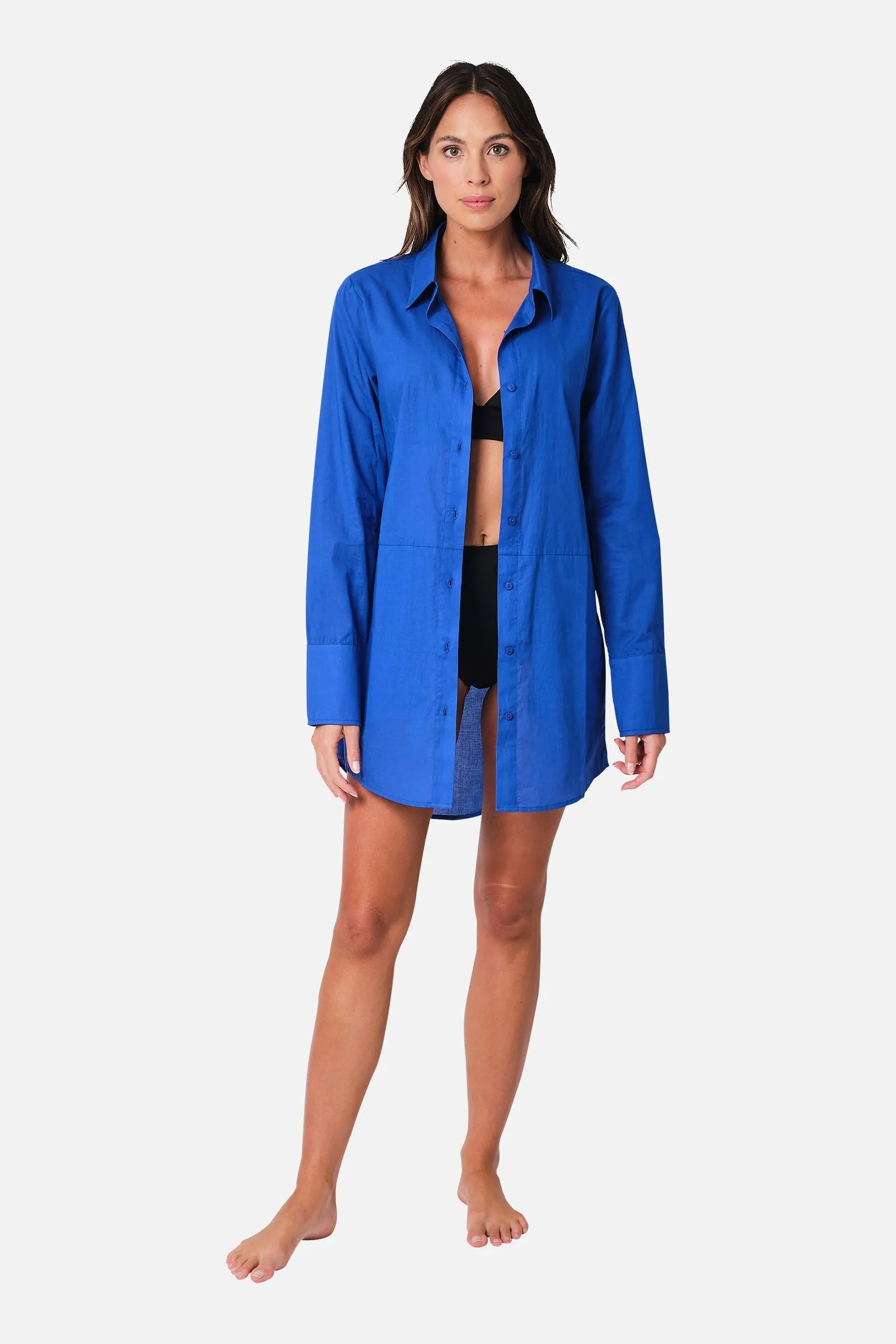 Beach Shirt Dress COBALT BLUE sold by UNE PIECE product image thumbnail 3