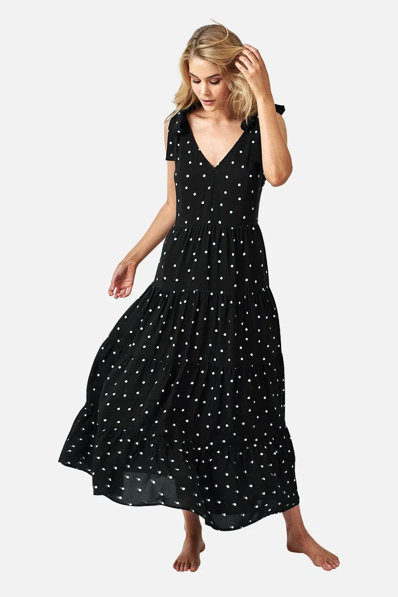 Swing Maxi Dress POLKA NOIR sold by UNE PIECE product image thumbnail 2