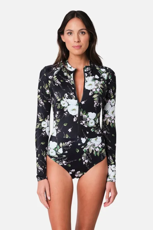 Original Sexie Rashie LONDON BOTANICAL BLACK sold by UNE PIECE