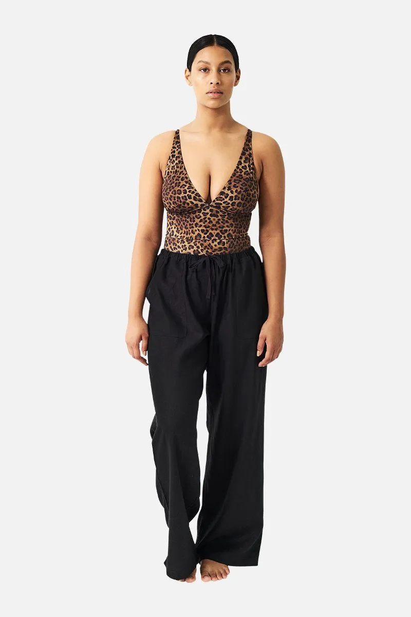 Linen Pants BLACK sold by UNE PIECE product image thumbnail 5
