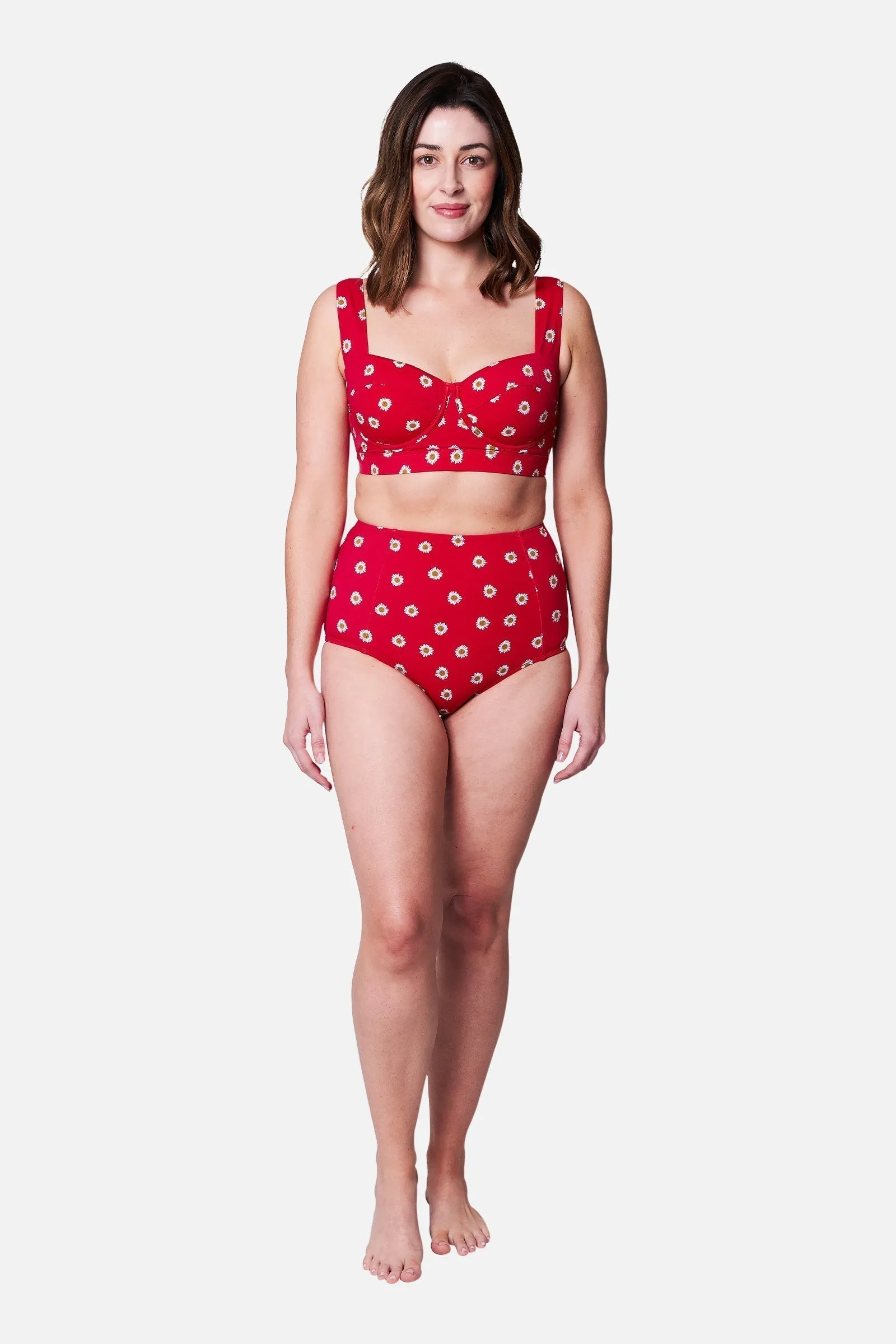 Original Bustier Balconette Bikini Bralette PAPER DAISY ROUGE sold by UNE PIECE product image thumbnail 5