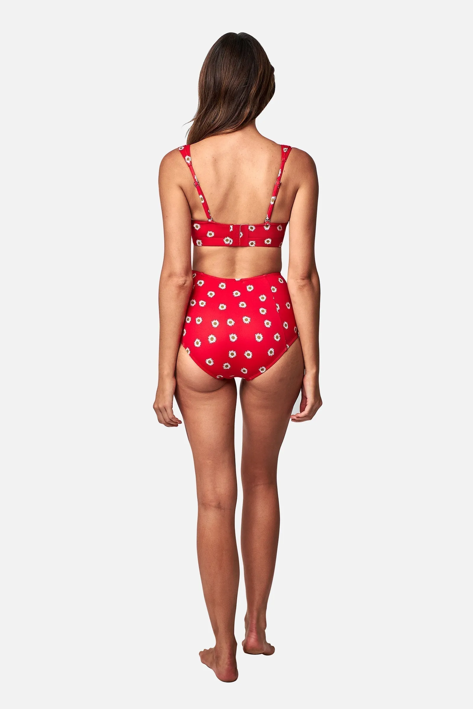 Original Bustier Balconette Bikini Bralette PAPER DAISY ROUGE sold by UNE PIECE product image thumbnail 4