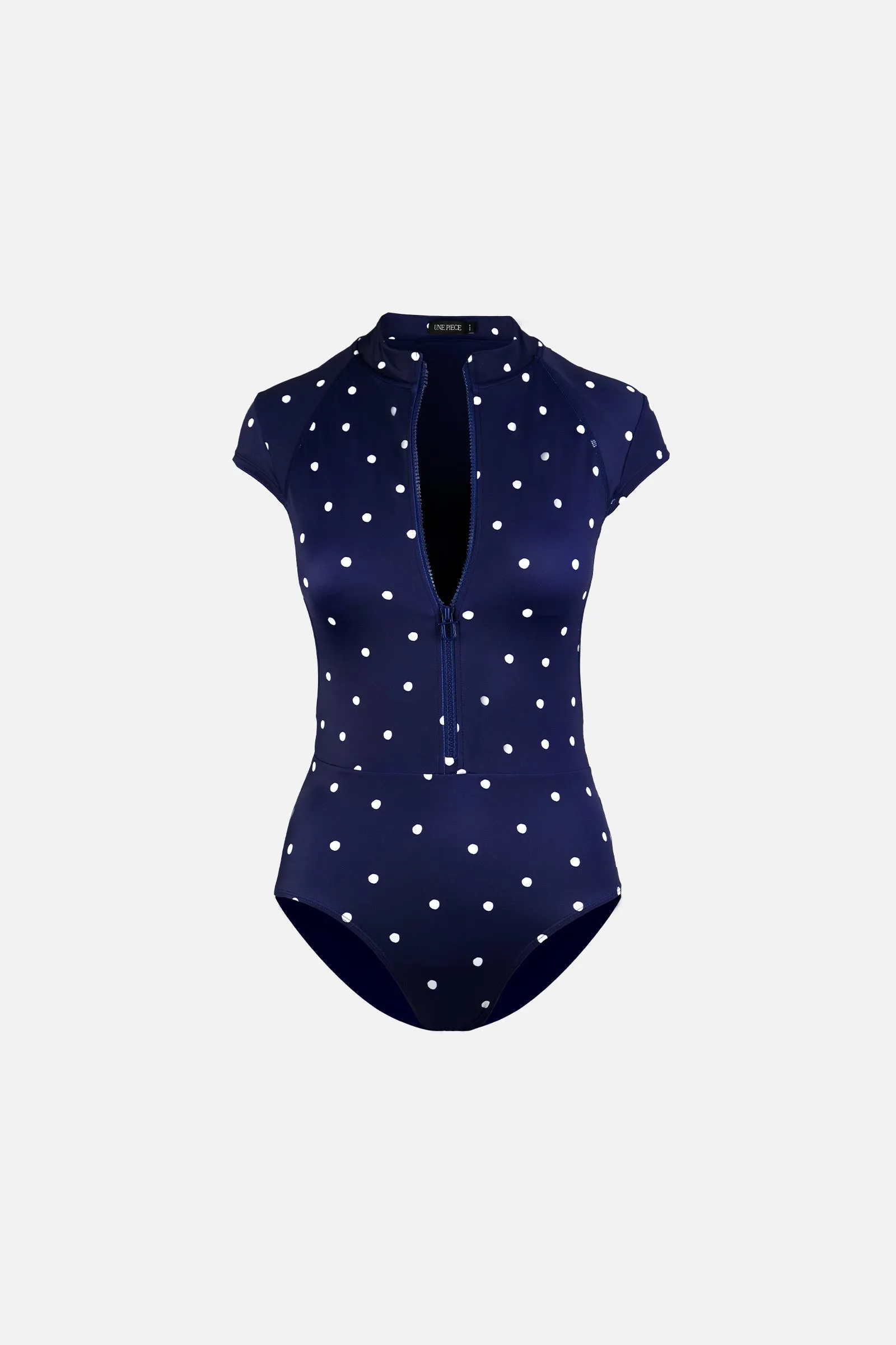 Original Sexie Rashie Cap Sleeve POLKA POSITANO sold by UNE PIECE