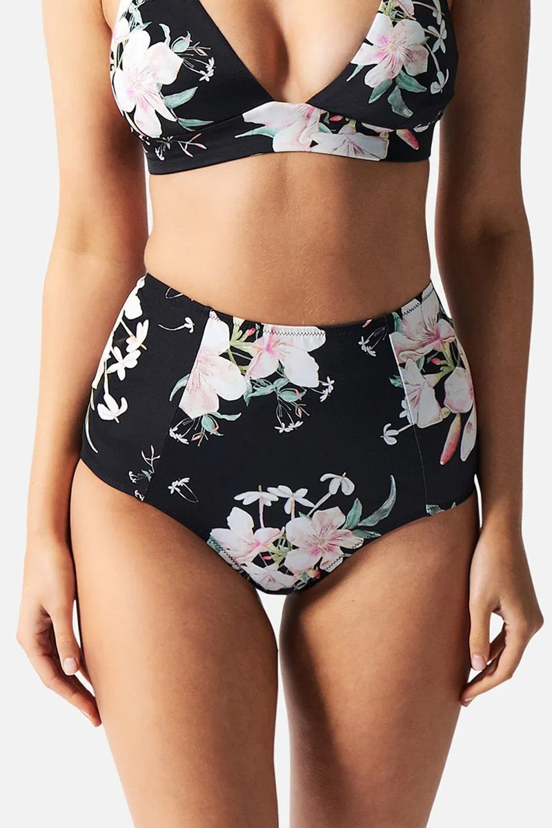 Never Say Never High-Waisted Bikini Bottom JASMIN DE JARDIN sold by UNE PIECE