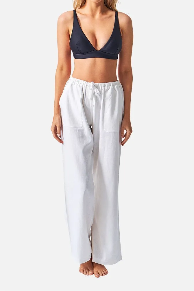 Linen Pants WHITE sold by UNE PIECE product image thumbnail 2