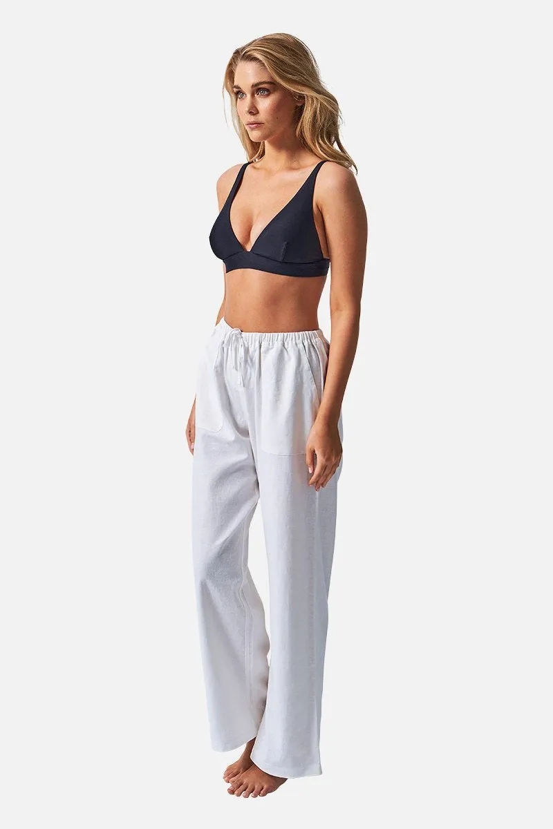 Linen Pants WHITE sold by UNE PIECE product image thumbnail 4