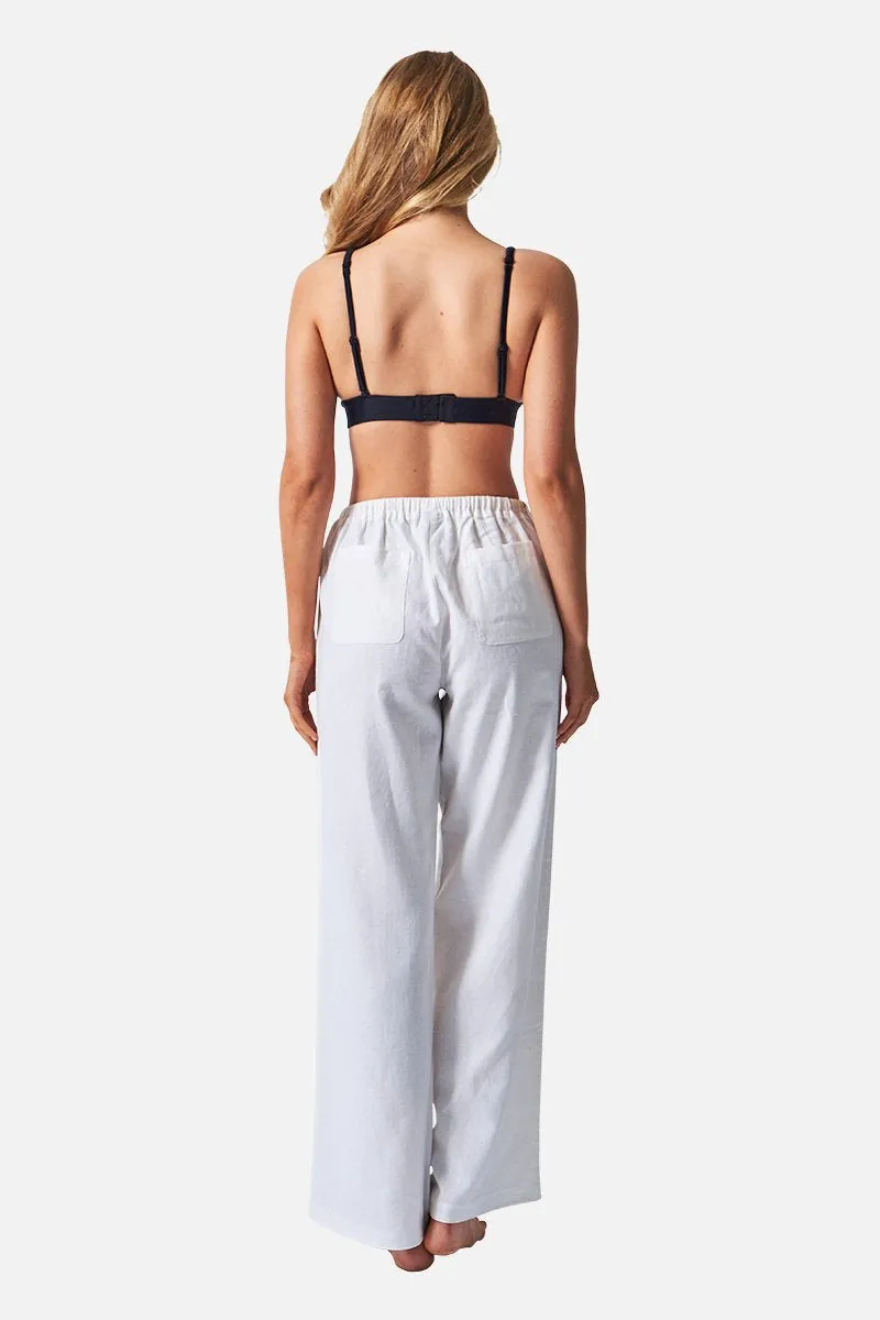 Linen Pants WHITE sold by UNE PIECE product image thumbnail 5