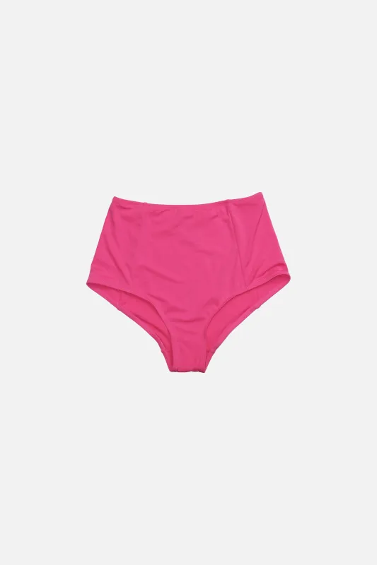 [Sample] Never Say Never High-Waisted Bikini Bottom PINK sold by UNE PIECE
