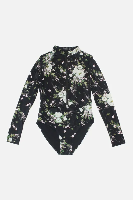 [Sample] Original Sexie Rashie LONDON BOTANTICAL BLACK made by UNE PIECE