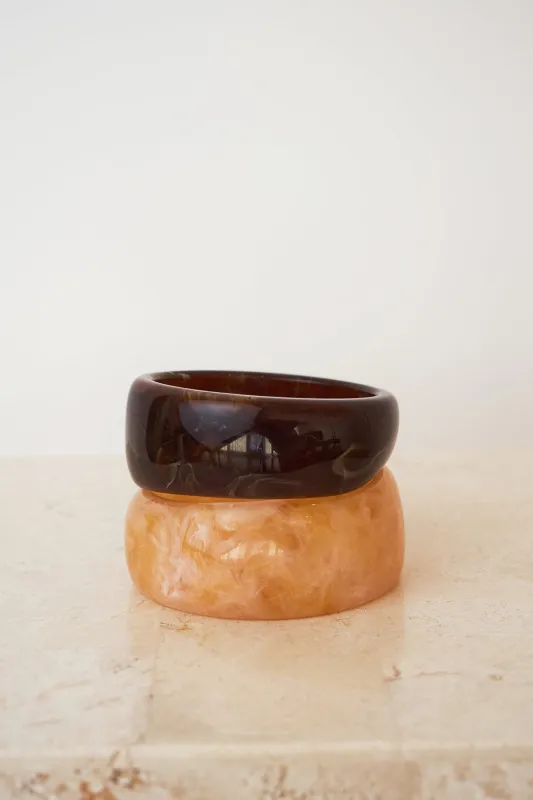 Resin Bangles Bundle made by UNE PIECE