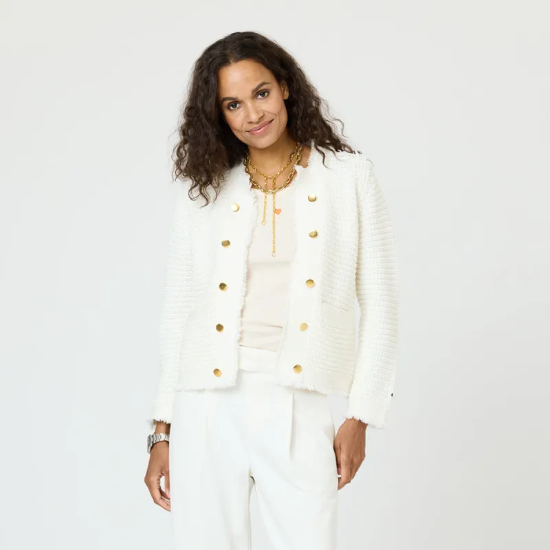 Beau-Lero Fringe Cardigan sold by Kerri Rosenthal