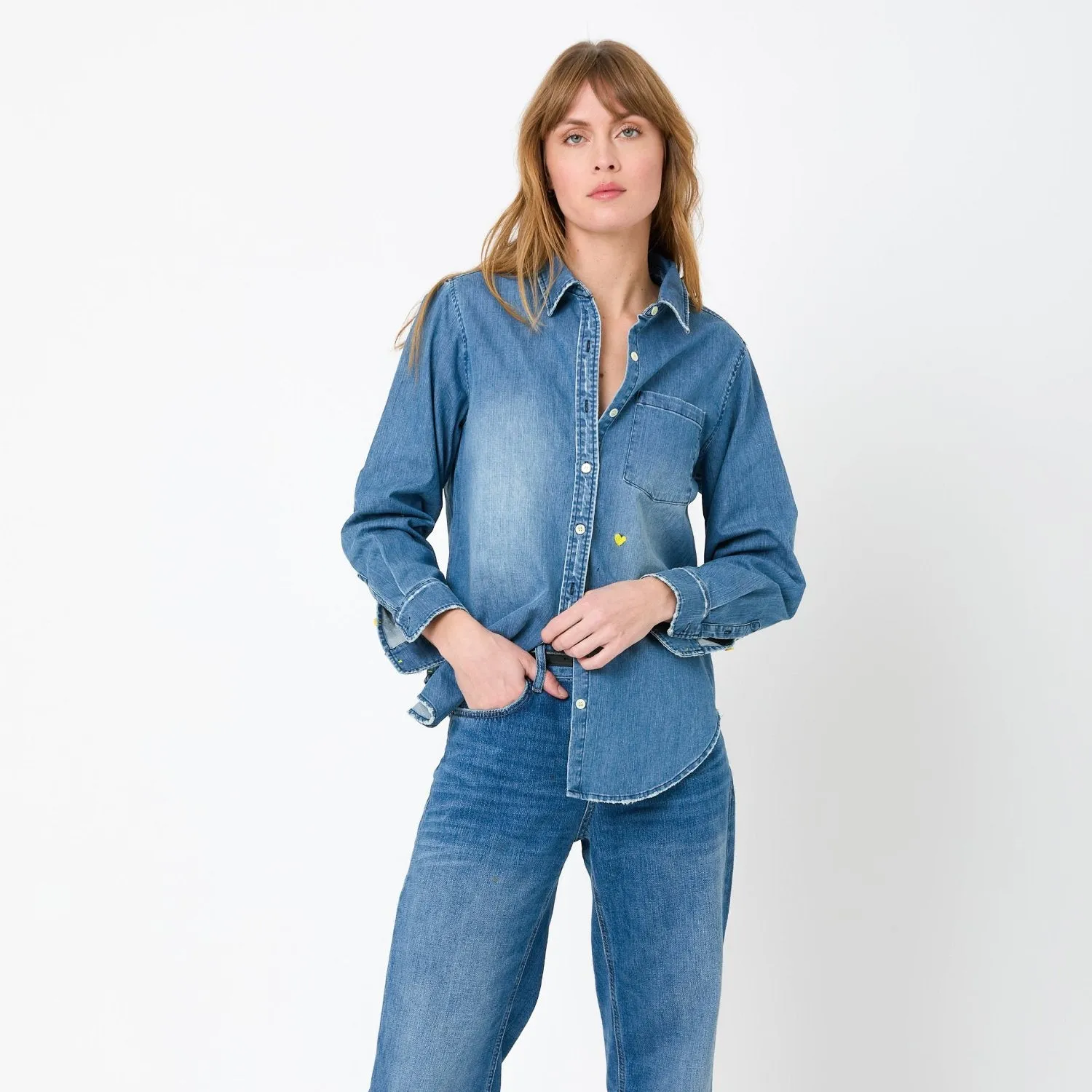 Denim Shirt Lightweight sold by Kerri Rosenthal product image thumbnail 4