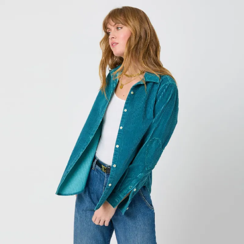 Mia Imperfect Heart Corduroy Shirt sold by Kerri Rosenthal