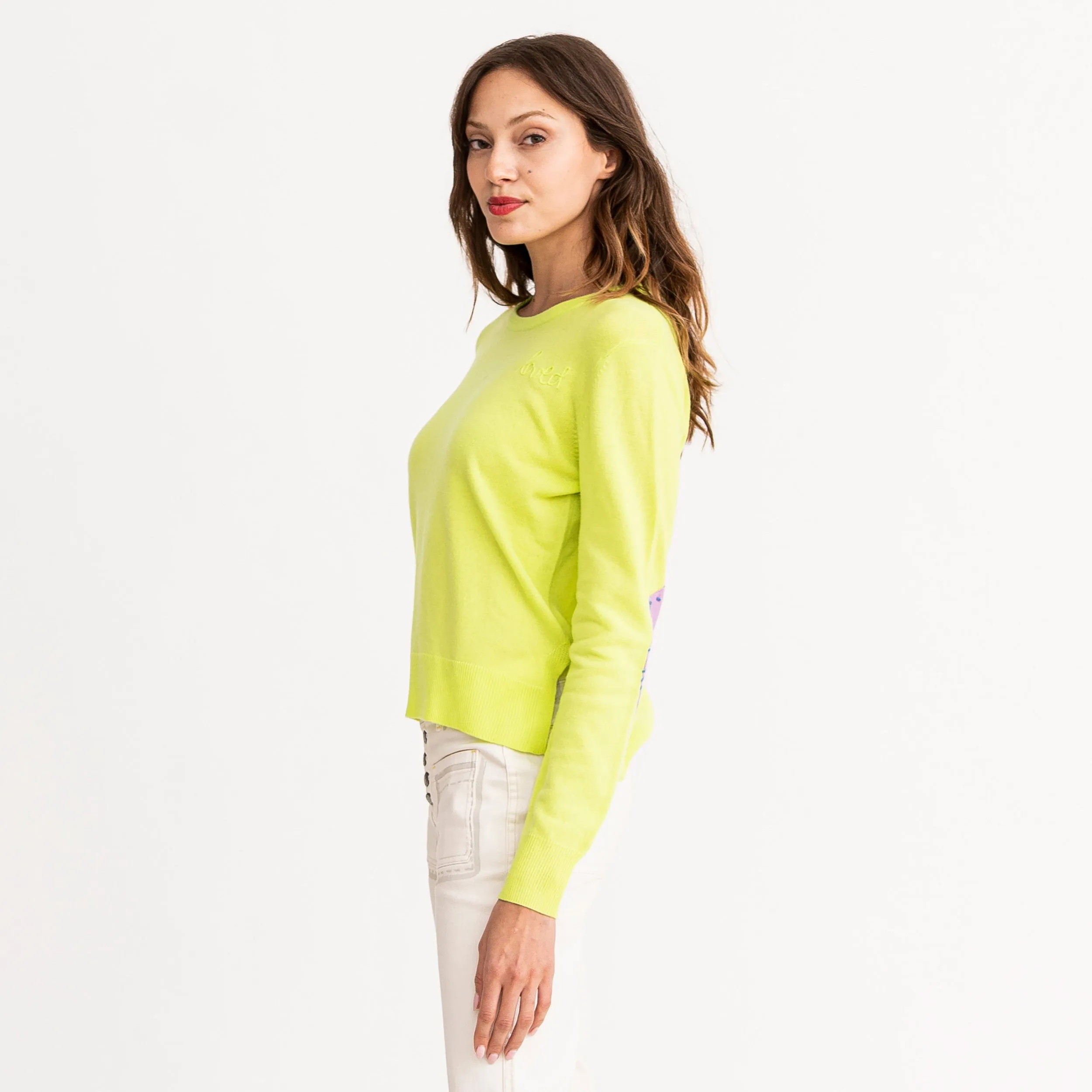 Patchwork Pullover Neon sold by Kerri Rosenthal product image thumbnail 5
