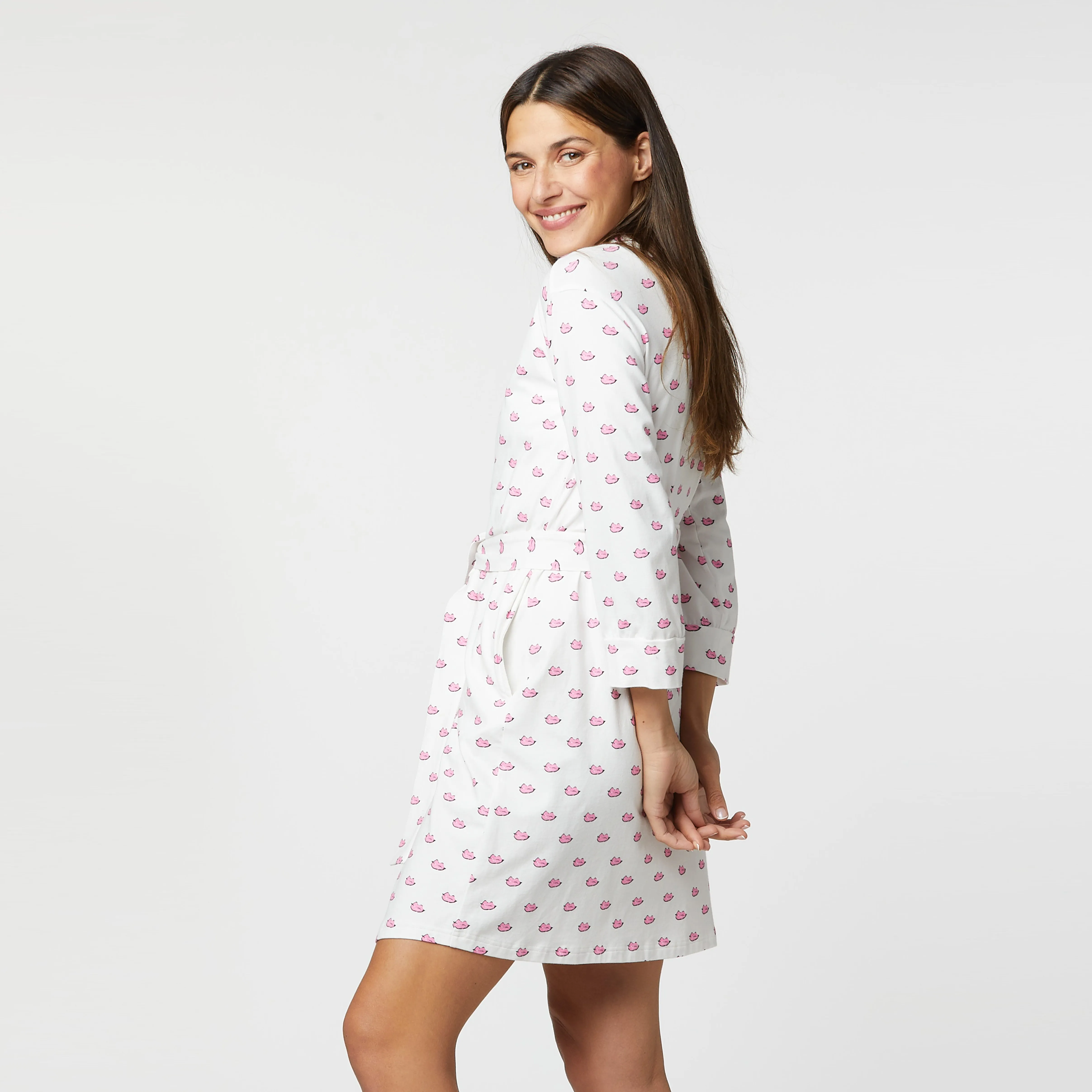 Le Kiss Jersey Robe sold by Kerri Rosenthal product image thumbnail 4