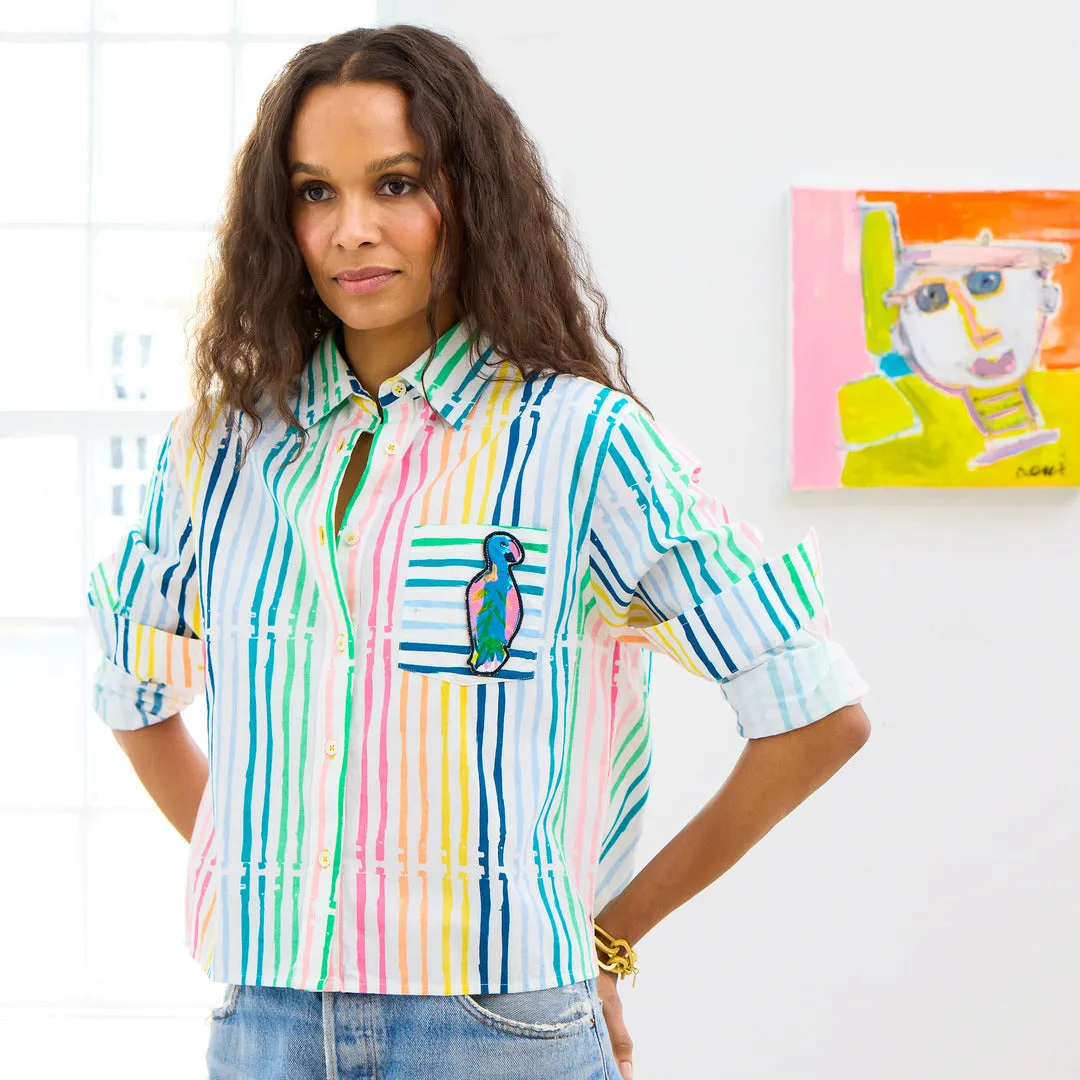 Joey Beach Stripes Shirt sold by Kerri Rosenthal