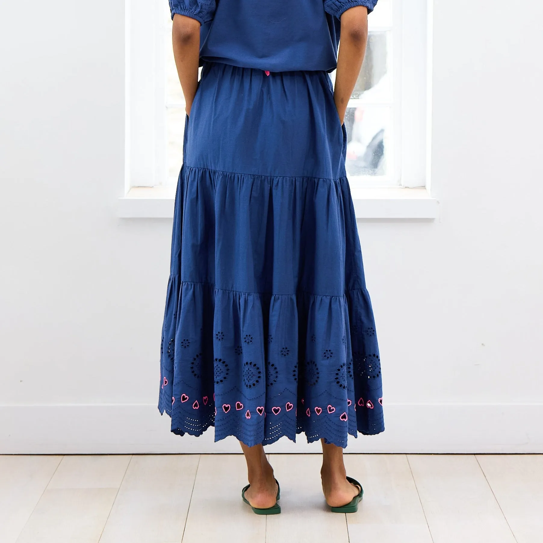 Gabrielle Eyelet Maxi Skirt sold by Kerri Rosenthal product image thumbnail 3