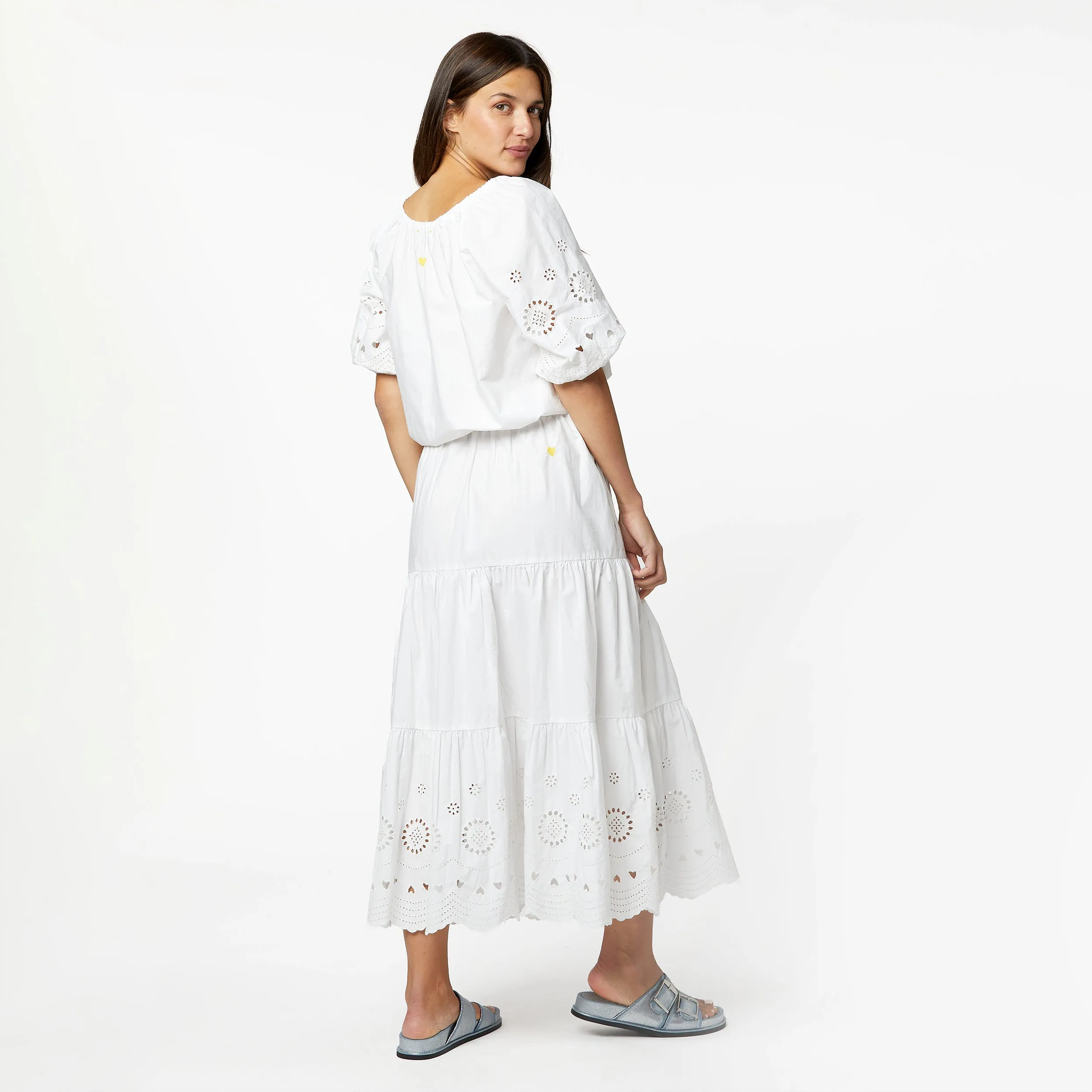 Gabrielle Eyelet Maxi Skirt sold by Kerri Rosenthal product image thumbnail 4