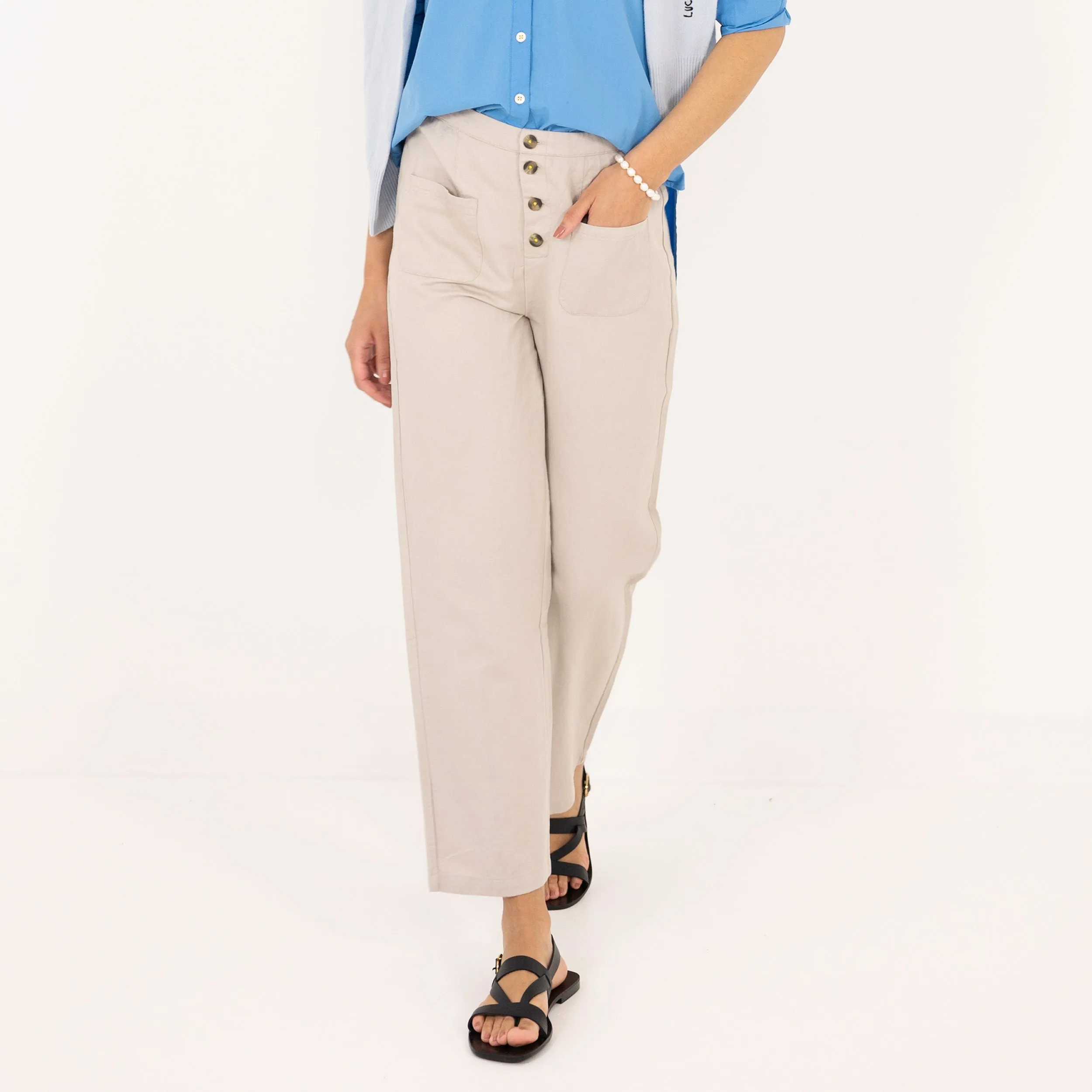 Paris Pant Linen Twill sold by Kerri Rosenthal