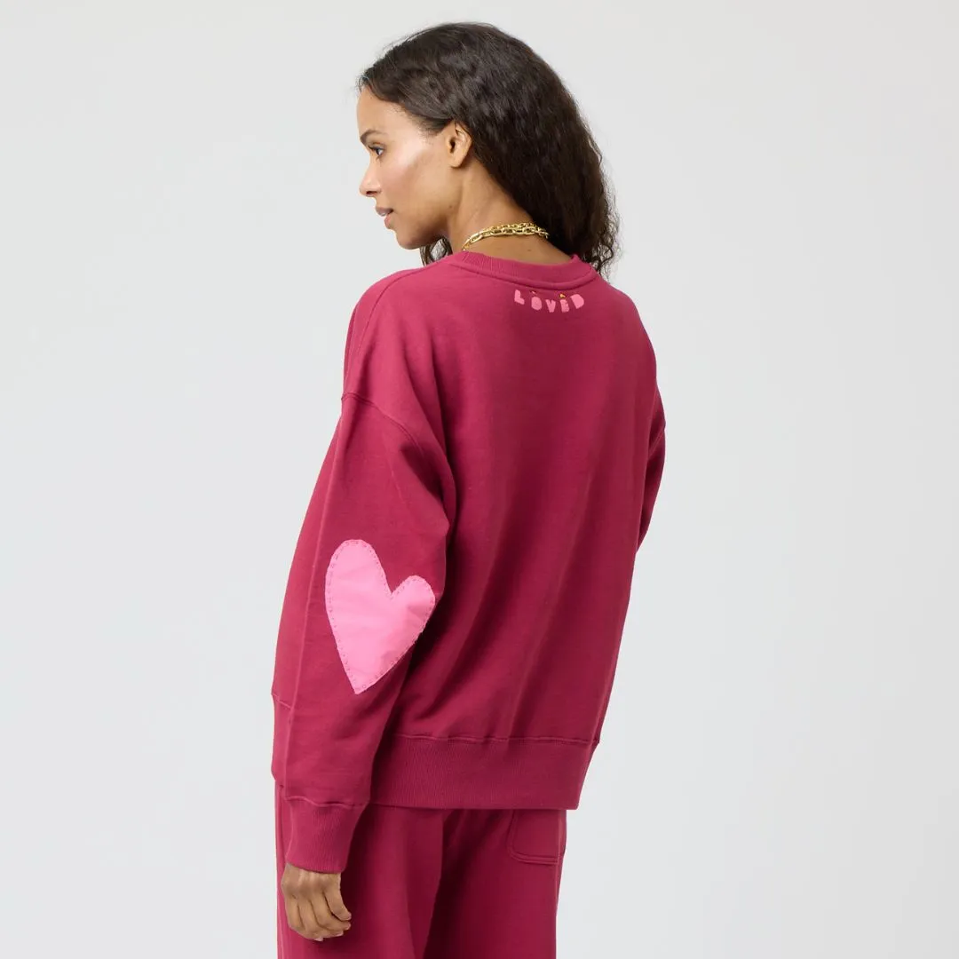 Boyfriend Sweatshirt Imperfect Heart sold by Kerri Rosenthal product image thumbnail 5