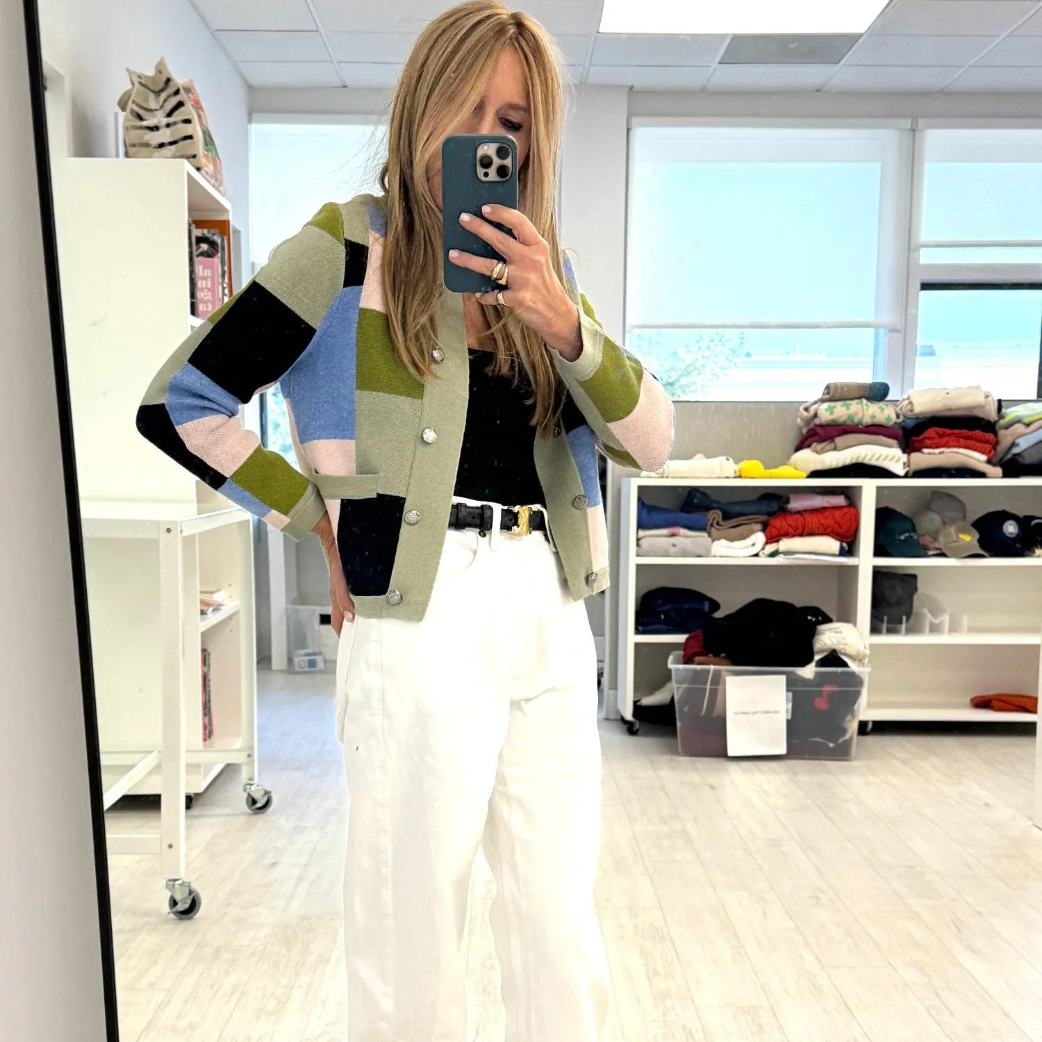 Beau-Lero Patchwork Cardigan sold by Kerri Rosenthal product image thumbnail 2