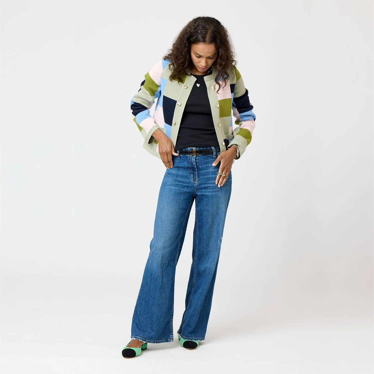 Beau-Lero Patchwork Cardigan sold by Kerri Rosenthal product image thumbnail 5