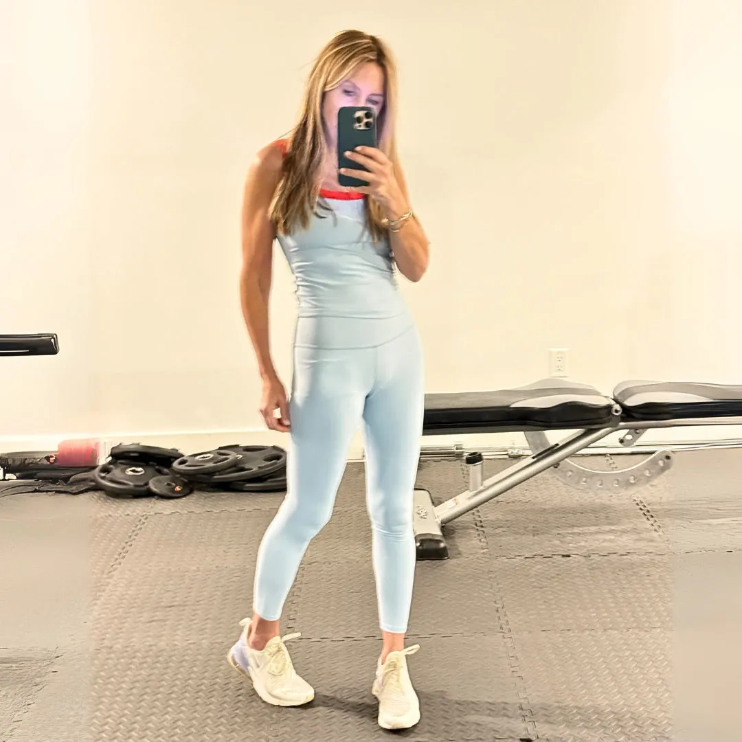 Carbon38 x KR Contrast Waistband Legging in Melt sold by Kerri Rosenthal product image thumbnail 2