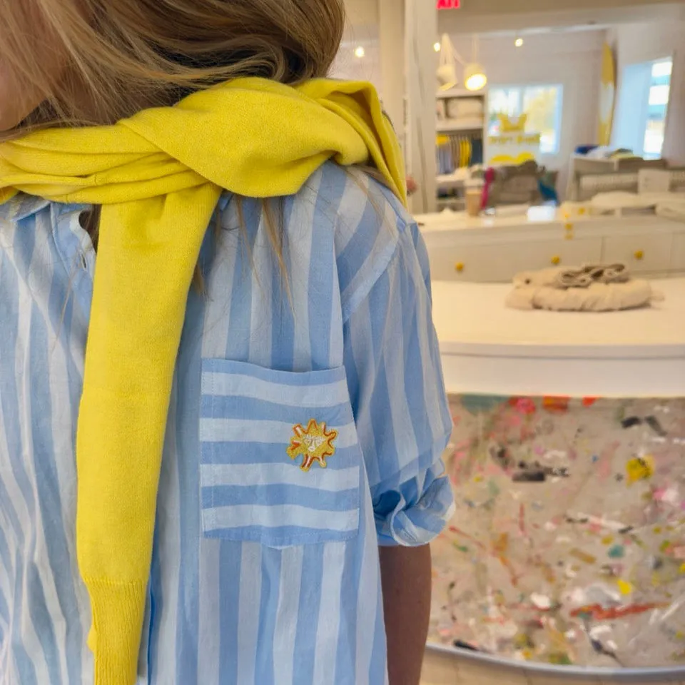 Mia Stripe Positano Shirt sold by Kerri Rosenthal product image thumbnail 4