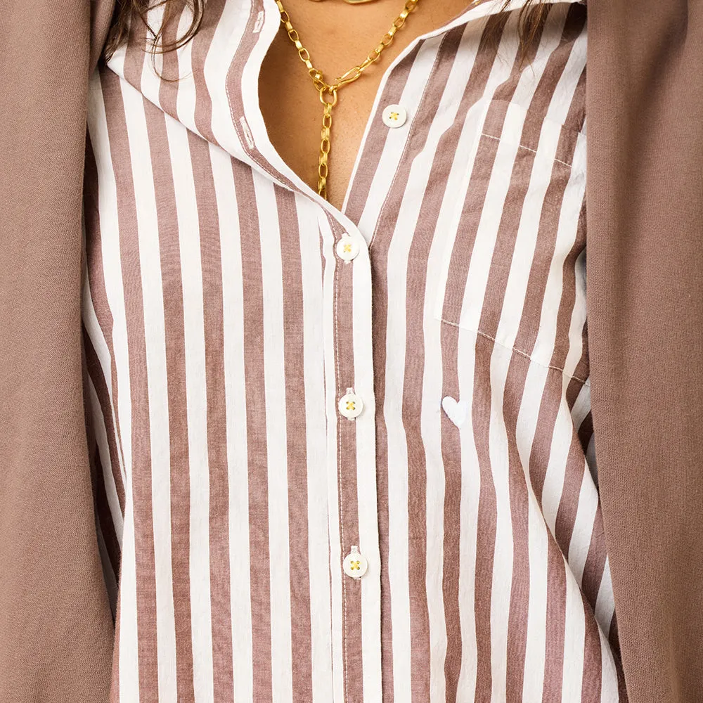 Mia Stripe Shirt sold by Kerri Rosenthal product image thumbnail 3