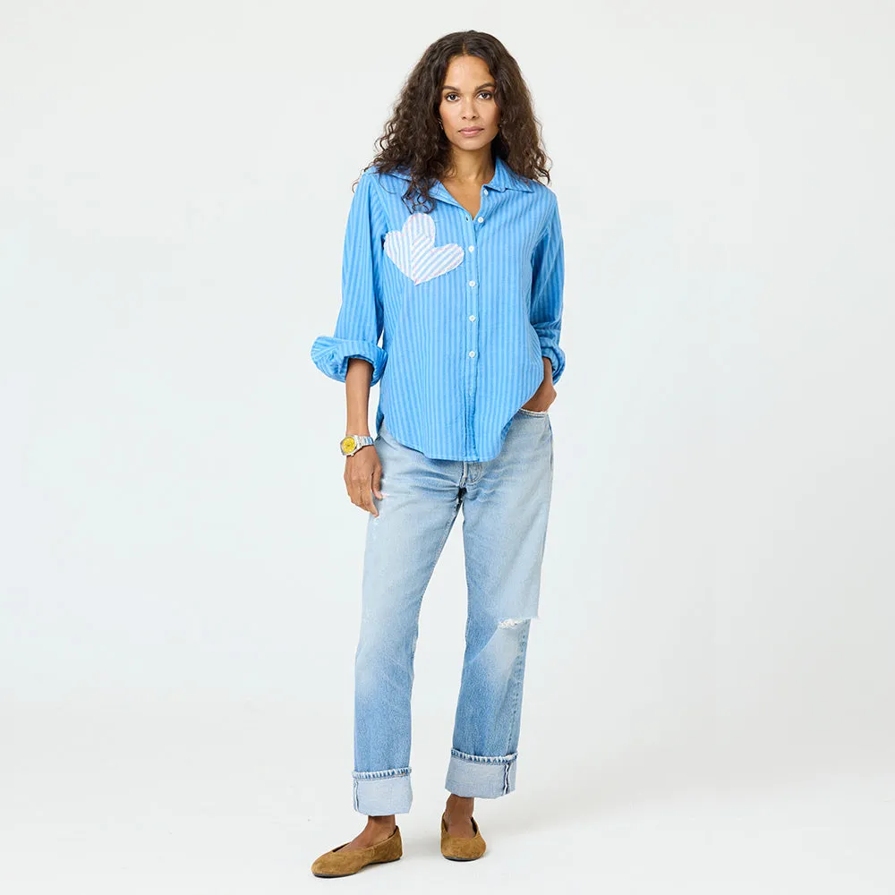 Mia Stripe Patchwork Shirt sold by Kerri Rosenthal product image thumbnail 5