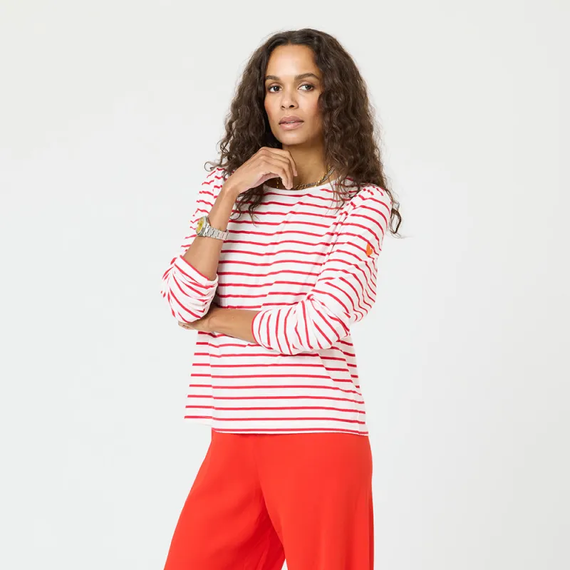 KR Long Sleeve Stripe Tee sold by Kerri Rosenthal