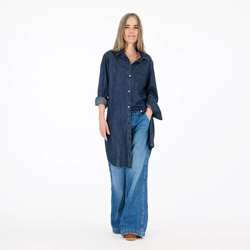 Mia Denim Shirt Dress sold by Kerri Rosenthal