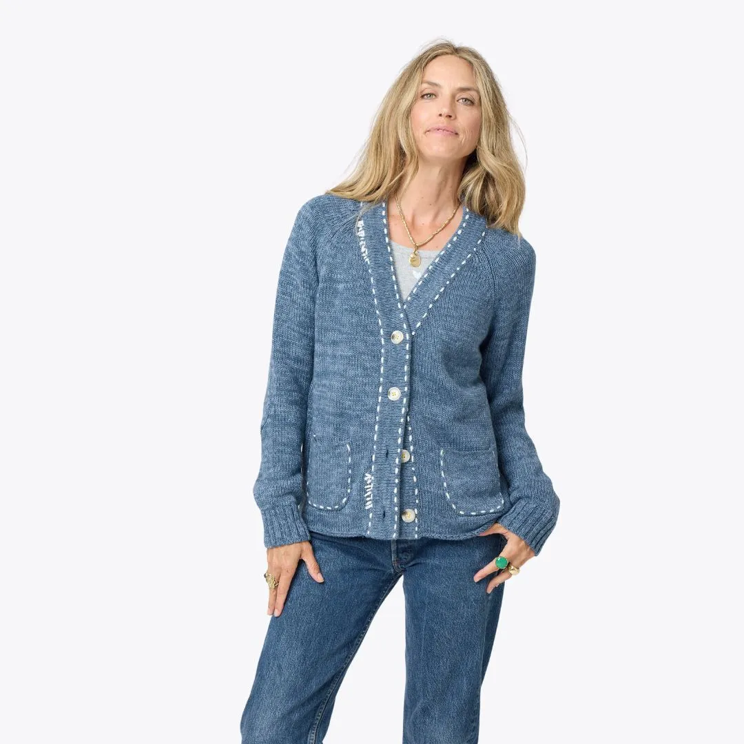 Short Poppy Smiley Cardigan sold by Kerri Rosenthal product image thumbnail 2