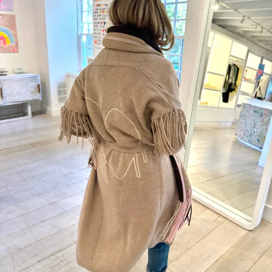 Cali Fringe Cardigan sold by Kerri Rosenthal product image thumbnail 2