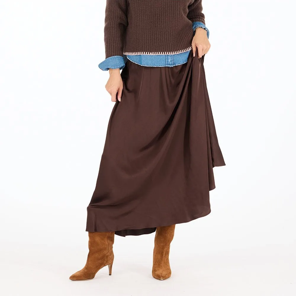 Ali Maxi Contrast Skirt sold by Kerri Rosenthal product image thumbnail 5