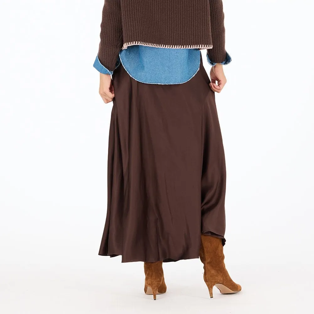 Ali Maxi Contrast Skirt sold by Kerri Rosenthal product image thumbnail 4