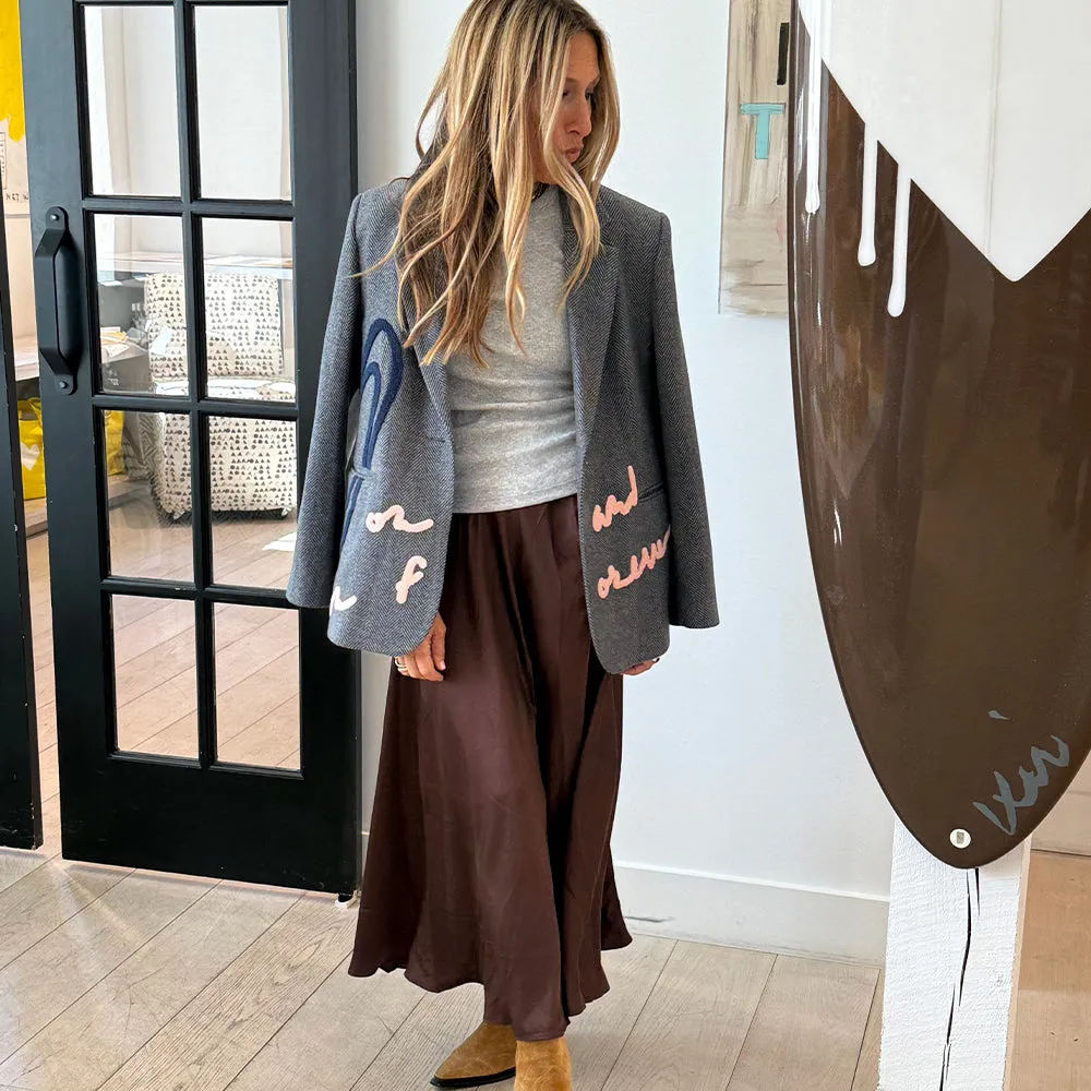 Ali Maxi Contrast Skirt sold by Kerri Rosenthal product image thumbnail 2