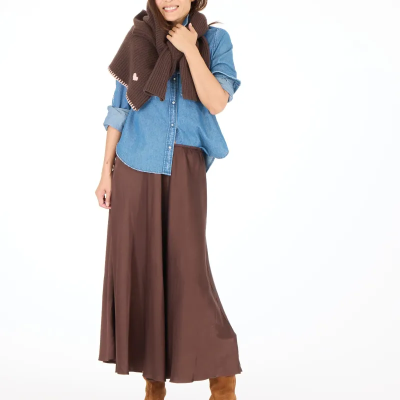 Ali Maxi Contrast Skirt sold by Kerri Rosenthal