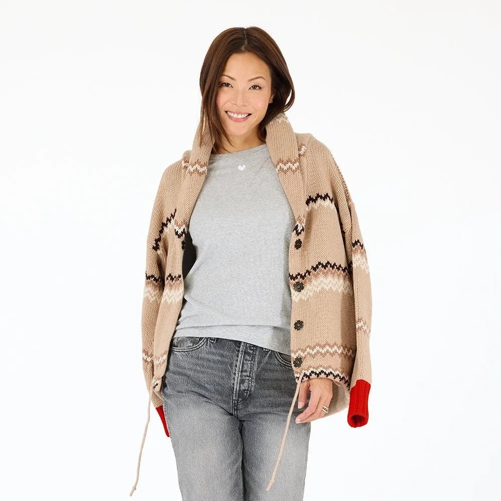 Shawl Collar Ker-Isle Cardigan sold by Kerri Rosenthal