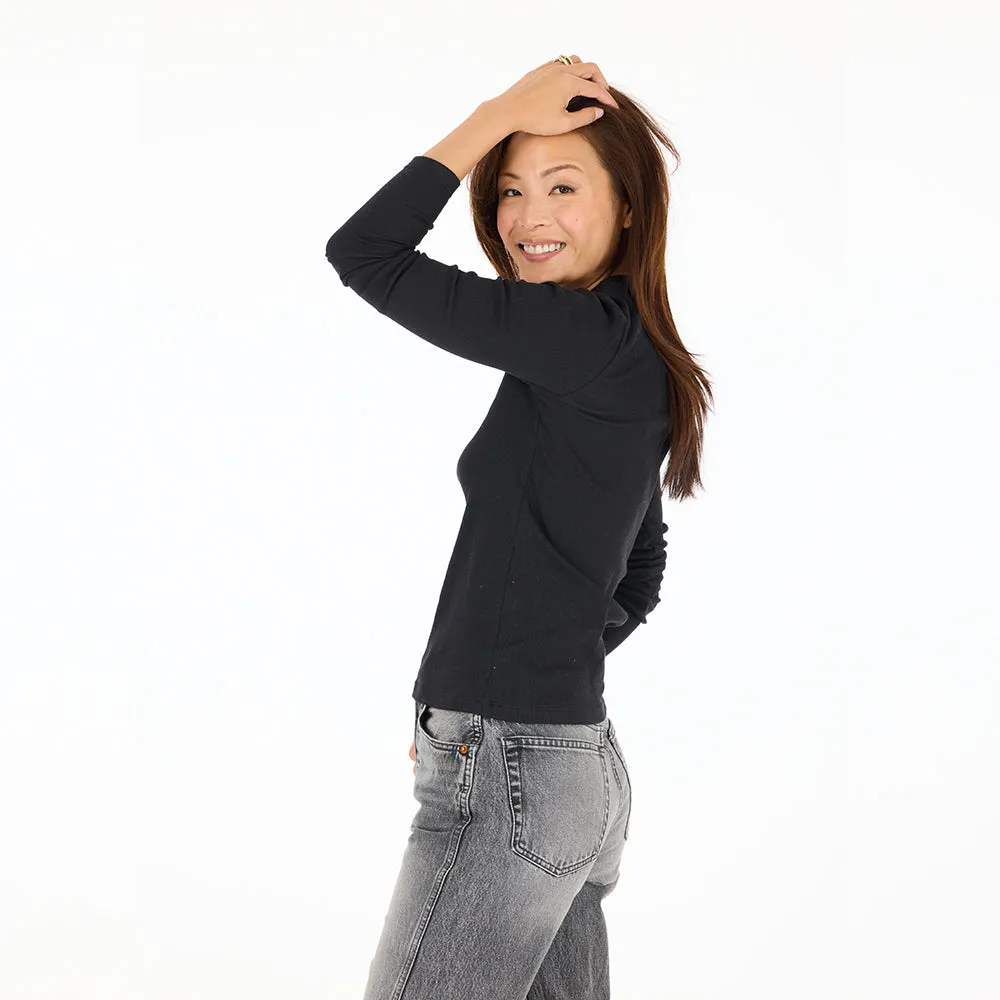 KR Long Sleeve Rib Tee sold by Kerri Rosenthal product image thumbnail 2
