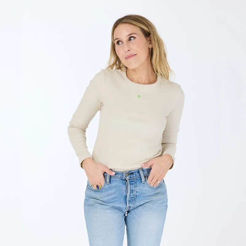 KR Long Sleeve Rib Tee sold by Kerri Rosenthal