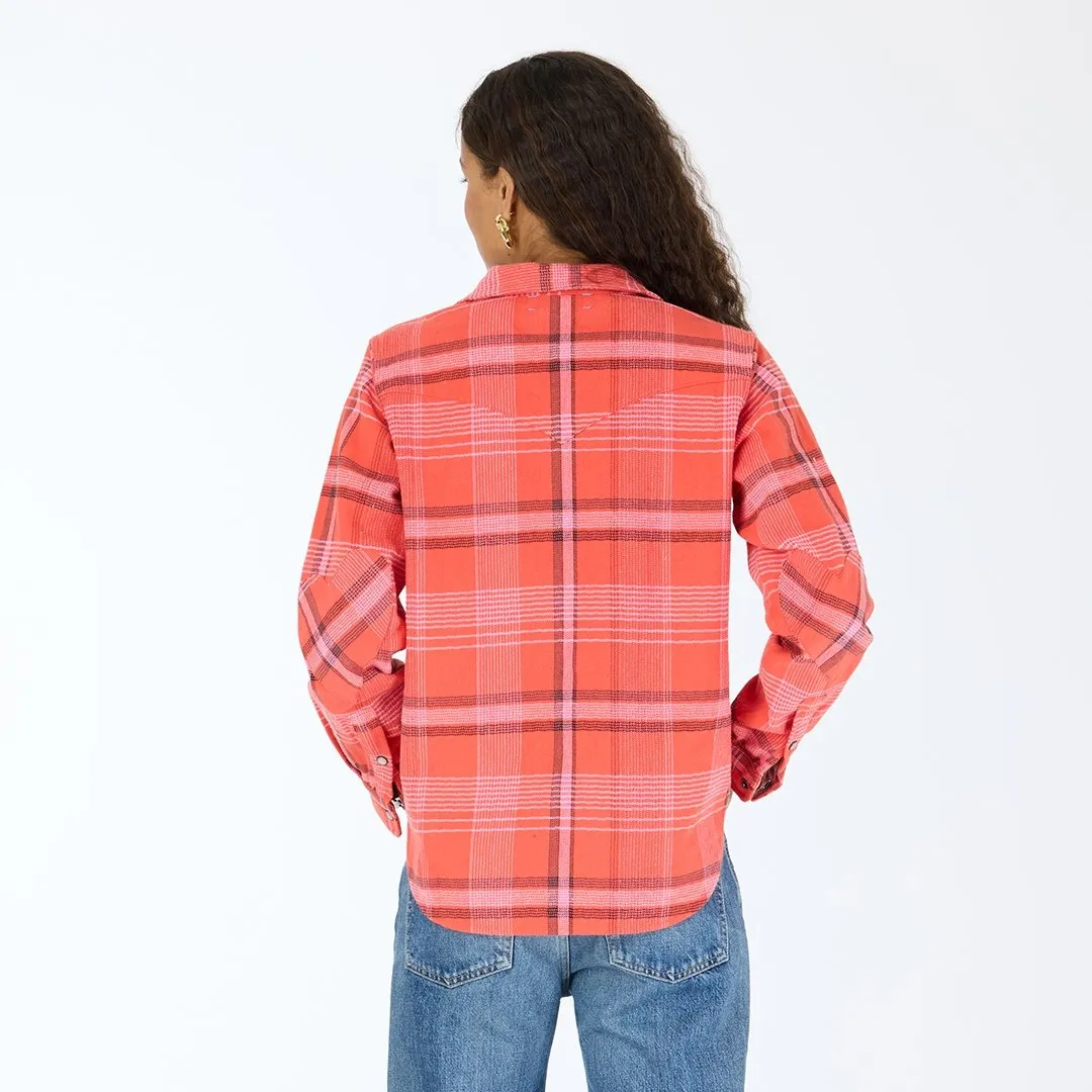 Pia Western Flannel Plaid Shirt sold by Kerri Rosenthal product image thumbnail 4
