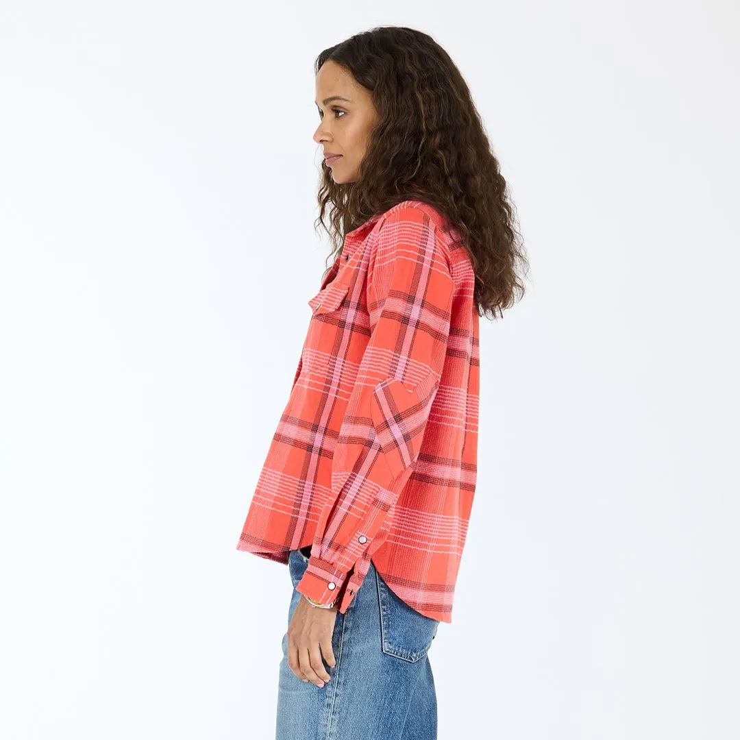 Pia Western Flannel Plaid Shirt sold by Kerri Rosenthal product image thumbnail 3