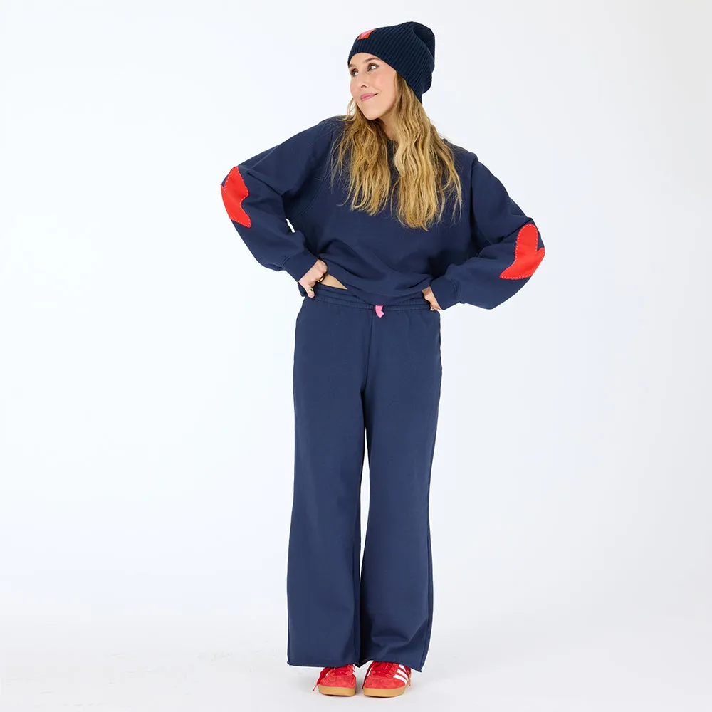 Benton Imperfect Heart Patch Sweatshirt sold by Kerri Rosenthal product image thumbnail 2