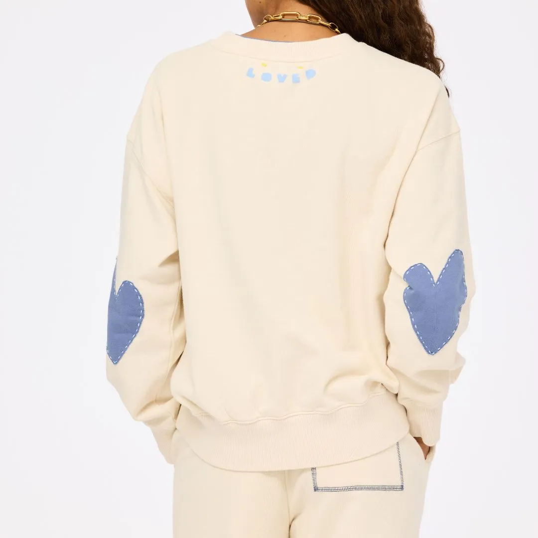 Ex-Boyfriend Imperfect Heart Sweatshirt sold by Kerri Rosenthal product image thumbnail 2